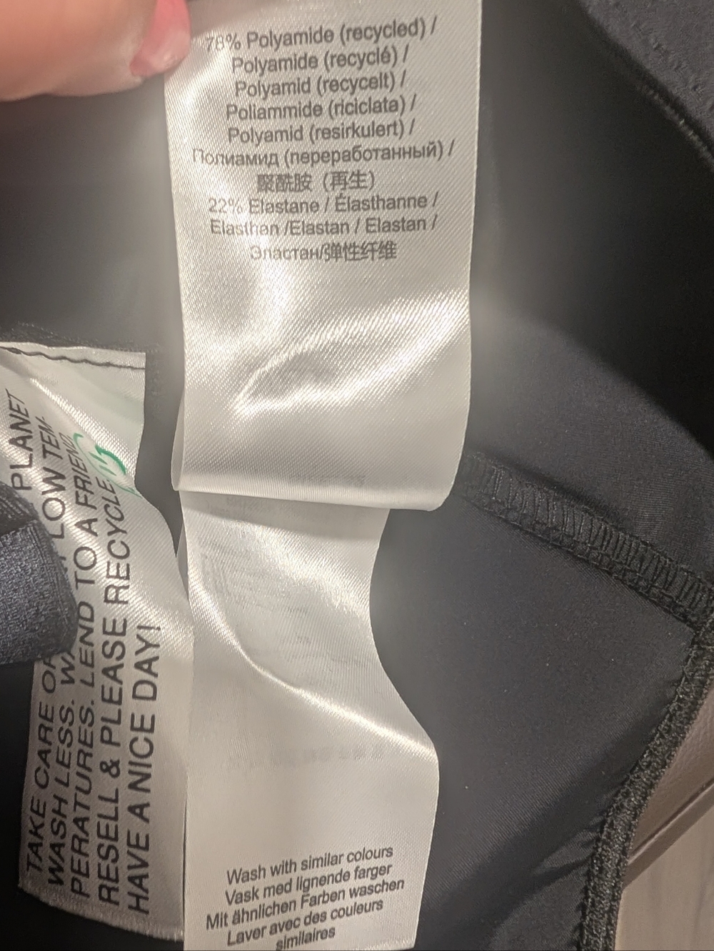 GANNI | Ruffled Rhinestone One-Shoulder Bodysuit In Black - Picture 10 of 11